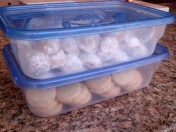 Margarita Cookies and Mexican Wedding Cookies...ready to go!